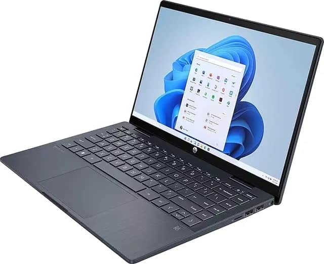 HP Pavilion - 14-ek0013dx x360 Convertible 12th Gen Intel Core i3-1215U 8GB RAM 256GB SSD 14 inches FHD Touch-enabled Display Intel UHD Graphics Wide Vision 720p HD Camera Audio by B&O Windows 11 Home 1 Year Dealership Warranty Laptop - price sh. 61,000 - alternate view