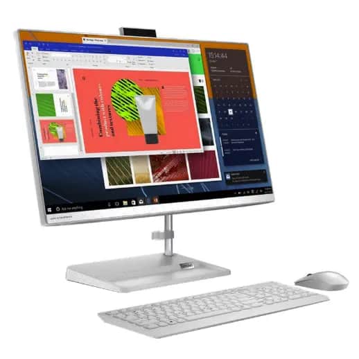 Lenovo IdeaCentre AIO 3 24ALC6 | 23.8-inches FHD Display | AMD Ryzen 3 | 8GB DDR4 | 256GB SSD | AMD Radeon Graphics | HD Audio - price sh. 57,999 - alternate view
