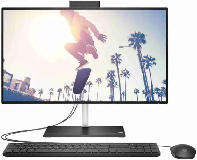 HP All-in-One 24-CB1021NH | Intel Core i5-1235U | 8GB RAM | 256GB SSD | 23.8-inch FHD Display | Intel Iris Xe | FreeDOS | Bundle AIO PC - price sh. 92,999